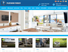 Tablet Screenshot of platinumturkey.com